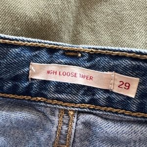 Levi’s high loose taper